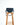 Piped Indaba Clutch — Navy (Sky Blue Piping)