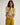 Stripy Knitted Tee- Chartreuse & White